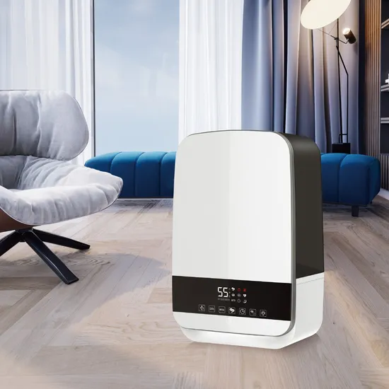 5.5L Top Filling Luxury Panel IMD Display Ultrasonic Warm and Cool Mist Humidifier 