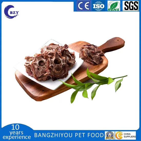 Handmade Pet Dog Snacks Teeth Grinding & Cleaning Cow Neck Bone 