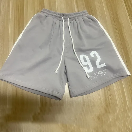 OEM Custom 100% Cotton High Waist Running Gym Shorts Breathable Premium Jersey Shorts Men 