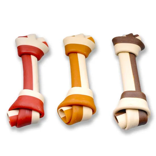 Dog Bone Dumbbells Chicken Duck & Calcium Bone Dog Treats Dog Chew Bone 