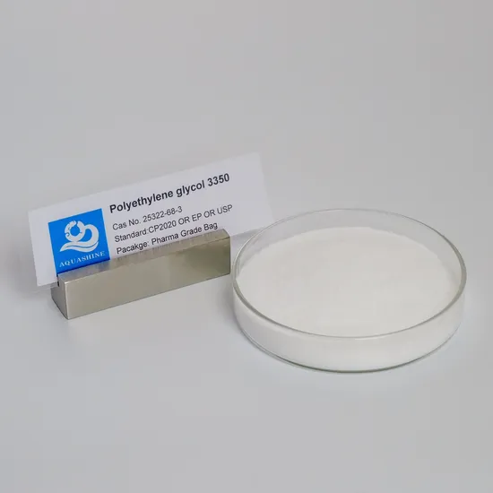 Peg 3350 Pharma Grade Use as Excipients Manufacture 