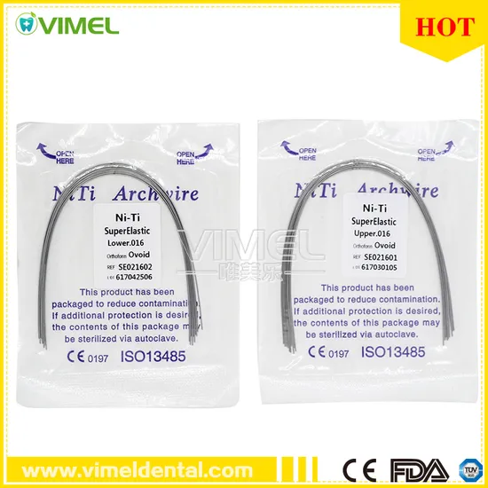 IMD Orthodontic Niti Round Archwire Heat Activated Dental Materials 
