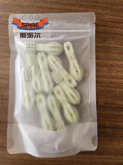 Dog Teeth Grinding Bone Mint Flavor Toothbrush Bone Fragrant Reward Training Snacks 